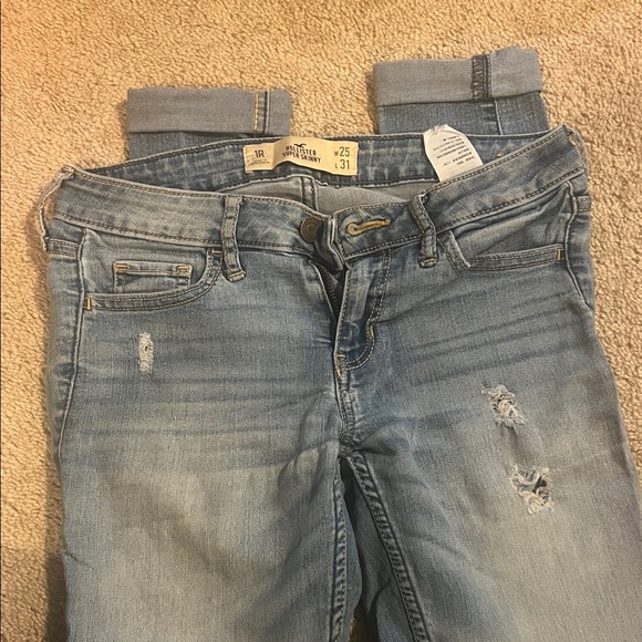Hollister Blue Denim Jeans lot of 5 - Picture 5 of 6